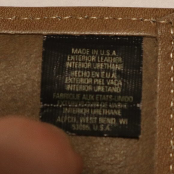 Rolfs Exterior Leather Interior Urethane Wallet USA Made Good For Bills & Cards - Picture 6 of 14